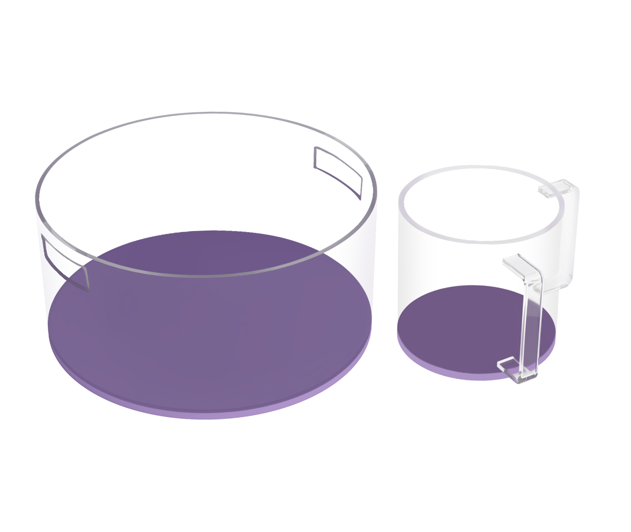 Lucite Children's Negel Vasser - Lavender