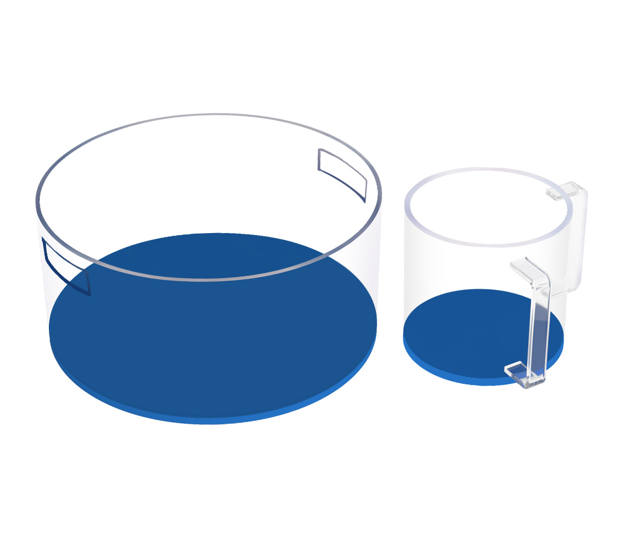 Lucite Children's Negel Vasser - Blue