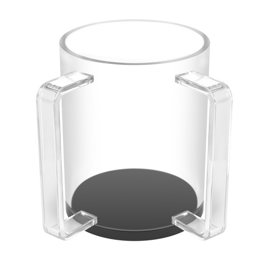 Black Lucite Wash Cup